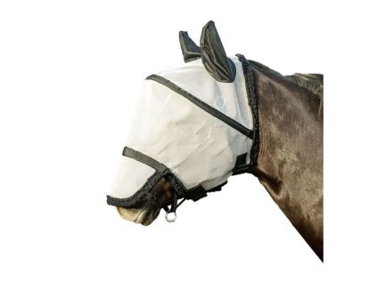 HKM Maska proti hmyzu s obručí stříbrná/černá, vel. XL