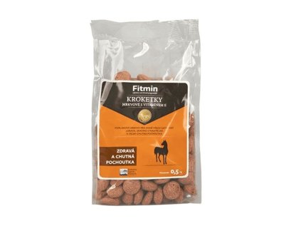 FITMIN Pamlsky Horse kroketky - mrkev a vit. E, 1,2 kg