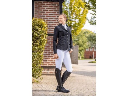 Dětské jezdecké sako HKM Aurora - černé, 164