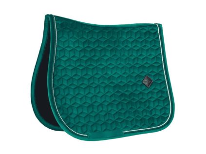 Podsedlová dečka KENTUCKY Velvet - tmavě zelená, VS/COB