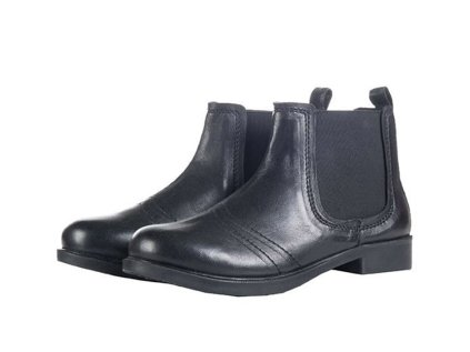 Jezdecké boty perka dětské HKM černé, vel. 29