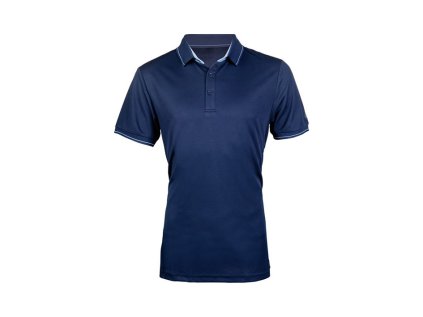 HKM Tričko pánské polo Classico - tmavě modré, vel. L
