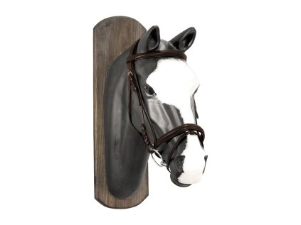 DERBY Uzdečka kožená s anglickým nánosníkem - tmavě hnědá, FULL