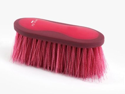 PREMIER EQUINE Kartáč - fuchsia/vínový (AP 25 DOPRODEJ)