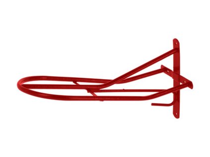 KERBL Držák na sedlo anglický model - červený, 54 cm