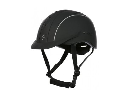 EQUITHEME Helma jezdecká Compet - černá, vel. 57/61 cm