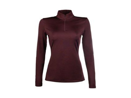 Tričko HKM funkční Basic - vínové vel. XL