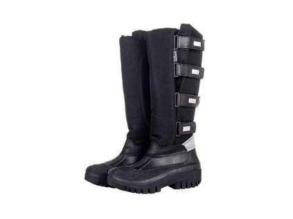 HKM Boty jezdecké thermo Kodiak černé, vel. 32