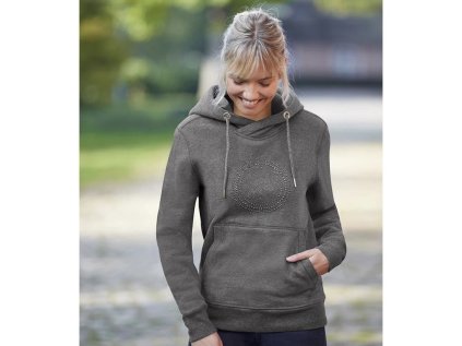 WALDHAUSEN Mikina Elt Hoody Malaga pewter melange, vel. XS