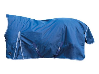 Výběhová deka HKM HighNeck Windsor s fleece podšívkou - tmavě modrá, 135 cm