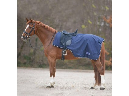 Bederní deka WALDHAUSEN nepromokavá s fleece podšívkou - modrá, FULL