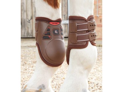 PREMIER EQUINE Strouhačky Kevlar Airtechnology - hnědé, vel. L