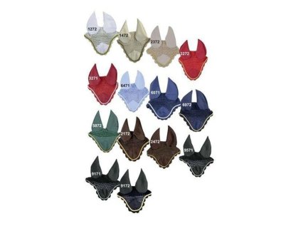 Čabraka HKM bavlněná - černá/stříbrná, FULL