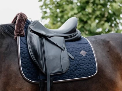 Drezurní podsedlová dečka KENTUCKY Skin Friendly - modrá, FULL