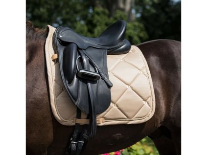 Podsedlová dečka BACK ON TRACK Nights Collection - champagne, PDR/PONY