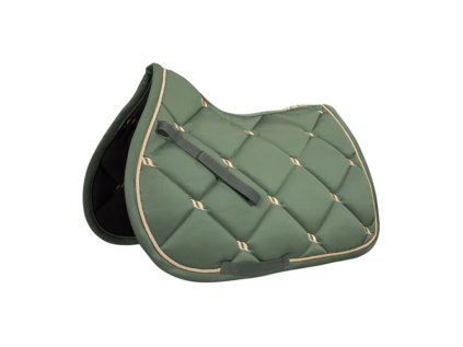 Podsedlová dečka BACK ON TRACK Nights Collection - olivově zelená, VS/FULL
