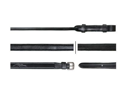 Otěže DYON 5/8" Hunter - černé FULL