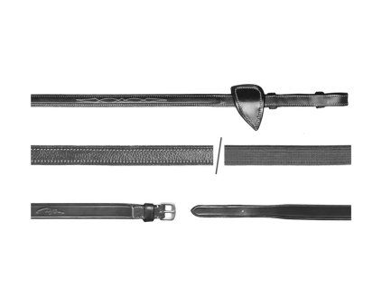 Otěže DYON 1/2" Hunter - černé FULL