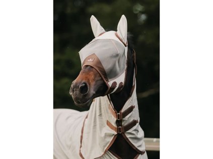 Maska proti hmyzu KENTUCKY Classic - stříbrná, SHETTY PONY