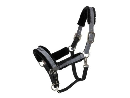 Ohlávka BACK ON TRACK Haze Collection - šedá, COB