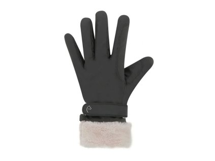 EQUITHEME Rukavice zimní Valois s beránkem, černé, vel. XL