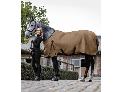 WALDHAUSEN Deka výběhová Arctic 200g, cappuccino/černá, 145 cm