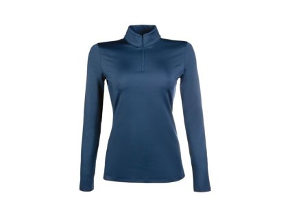 HKM Tričko funkční dětské Basic - modré, vel. 140