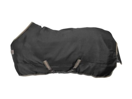 Výběhová deka BUCAS Freedom Turnout 150g, černá/taupe, 155 cm