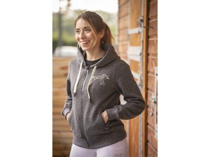 Mikina PENELOPE Tressy Flock grau vel. M