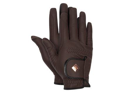 IMPERIAL RIDING Rukavice jezdecké Elegance IRHEssentials hnědé vel. L