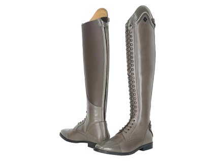 IMPERIAL RIDING Boty jezdecké drezurní vysoké IRHOlania Long, grey, vel. 38