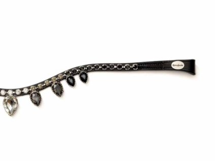 KAVALKADE Čelenka Empress, black/black-white, vel. COB