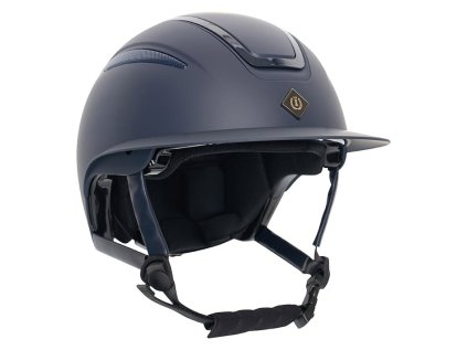IMPERIAL RIDING Helma jezdecká IRHOlania Deluxe big visor, black glitter, vel. M
