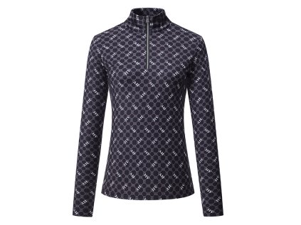 HV POLO Tričko s dlouhým rukávem HVPPeggy, černé, vel. XS