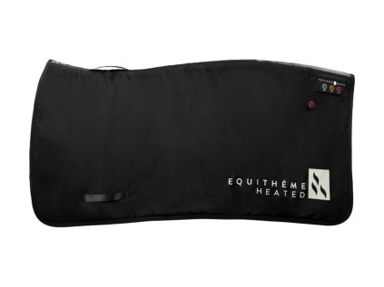 EQUITHEME Deka na záda výhřevná, černá, vel. M