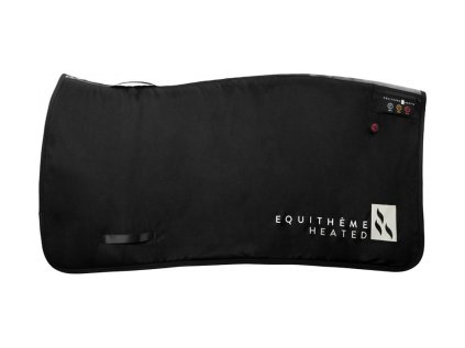 EQUITHEME Deka na záda výhřevná, černá, vel. S