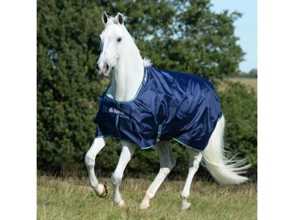 Výběhová deka BUCAS Smartex Extra Big Neck, modrá, 125 cm