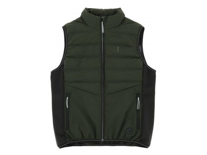 EQUITHEME Vesta jezdecká výhřevná, kaki, vel. XS