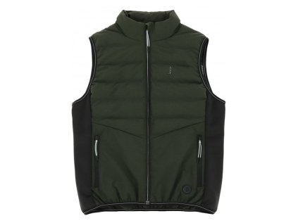 EQUITHEME Vesta jezdecká výhřevná, kaki, vel. M