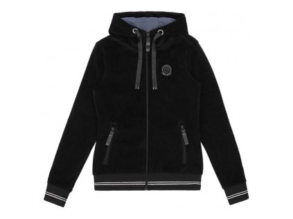 EQUITHEME Bunda Coline velurová černá, vel. XS