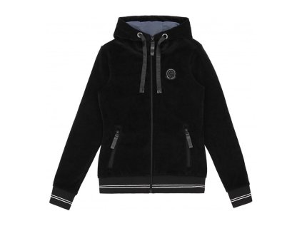 EQUITHEME Bunda Coline velurová černá, vel. S