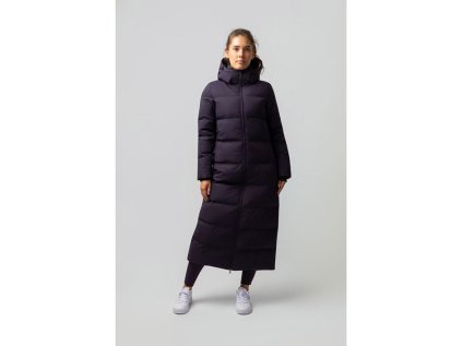 HORZE Dámský dlouhý kabát Paloma purple, vel. 38