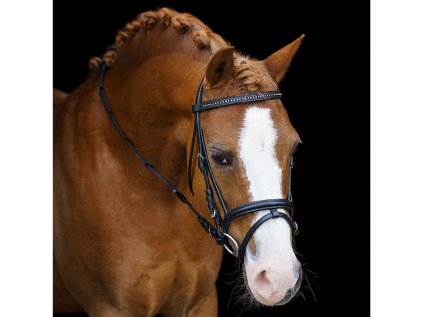 IMPERIAL RIDING Uzdečka IRHStormy, black-crystal, vel. SHETTY