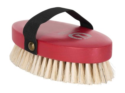 IMPERIAL RIDING Kartáč na hlavu, jemný, tango red, vel. UNI