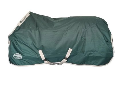 Výběhová deka BUCAS Greenline Turnout, green/cream, 100g, 140 cm