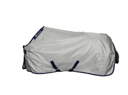 Výběhová deka BUCAS Power Turnout Extra, stříbrná, 125 cm