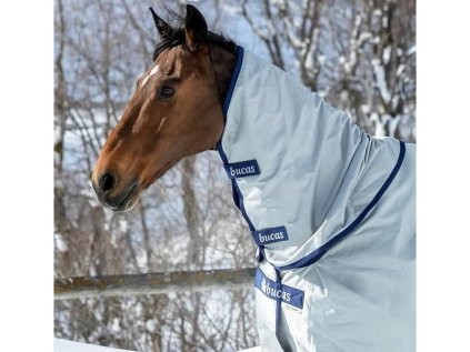 Krční díl BUCAS Power Turnout, stříbrný, vel. S