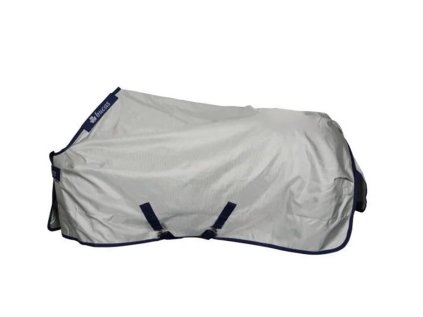Výběhová deka BUCAS Power Turnout Extra, stříbrná, 170 cm