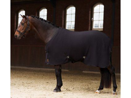 IMPERIAL RIDING Deka fleecová IRHFundamental, černá, vel. 195 cm