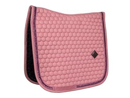 Podsedlová dečka KENTUCKY glitter fuchsia DR/FULL